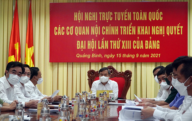 Hội nghị các cơ quan Nội chính triển khai Nghị quyết Đại hội lần thứ XIII của Đảng