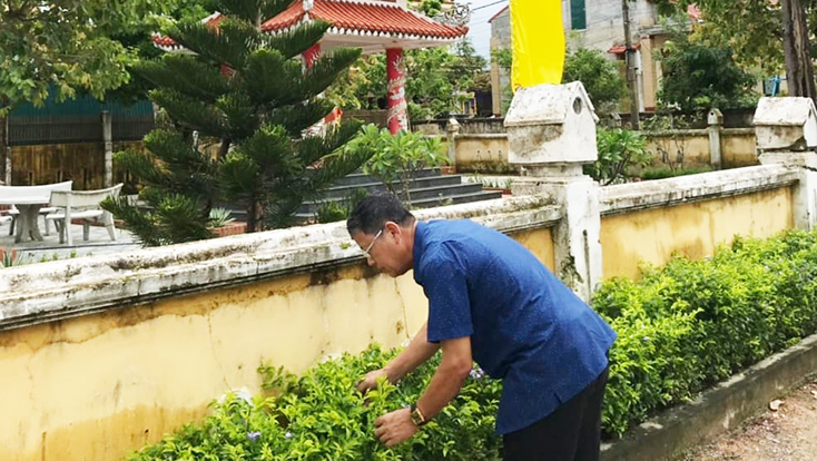 Người đảng viên tâm huyết với quê hương