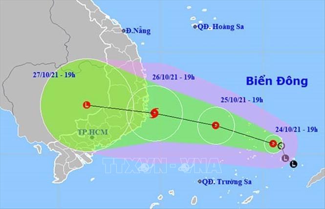 Áp thấp nhiệt đới có khả năng mạnh lên thành bão