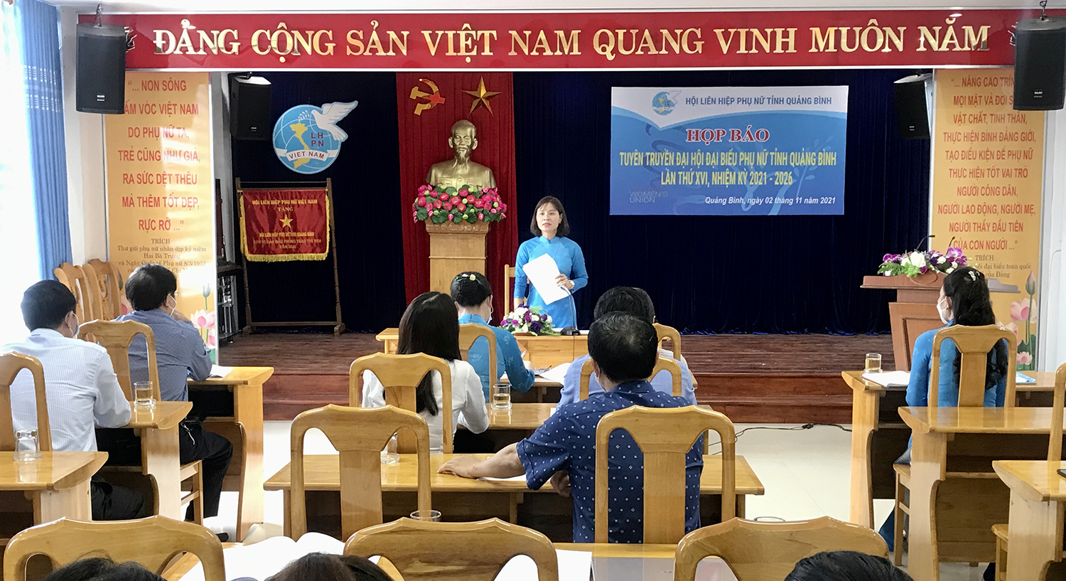 Họp báo tuyên truyền Đại hội đại biểu Phụ nữ tỉnh lần thứ XVI, nhiệm kỳ 2021-2026