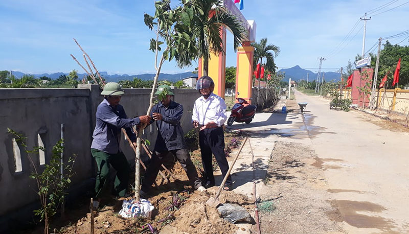 Cựu chiến binh chung sức xây dựng nông thôn mới