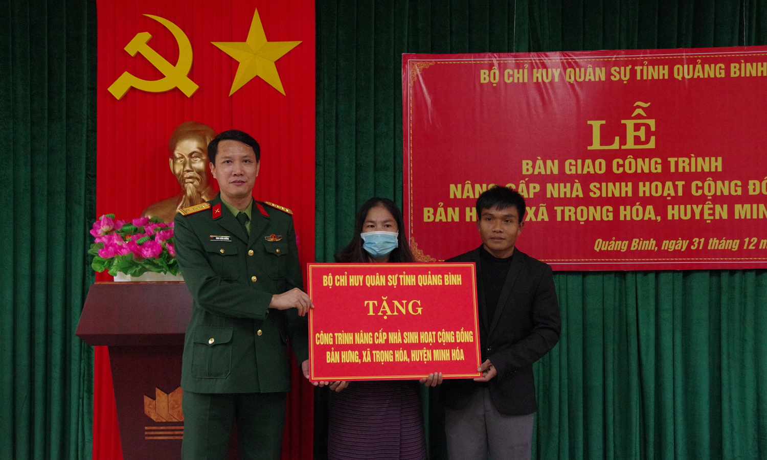 Giúp đỡ xây dựng nông thôn mới tại huyện Minh Hóa