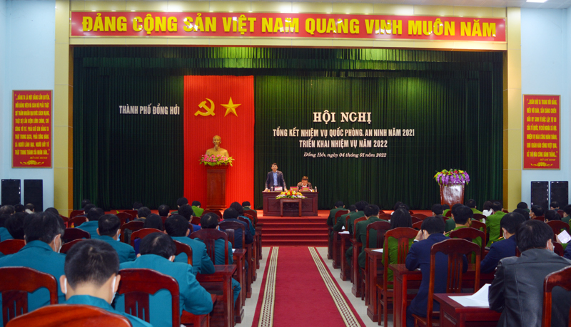 TP. Đồng Hới: Chủ động các giải pháp bảo đảm quốc phòng-an ninh