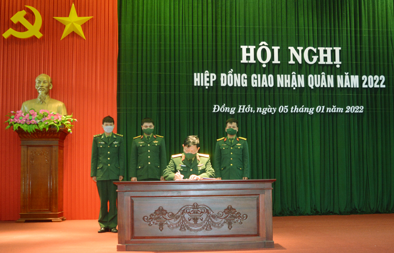 TP. Đồng Hới: Hiệp đồng giao, nhận quân năm 2022