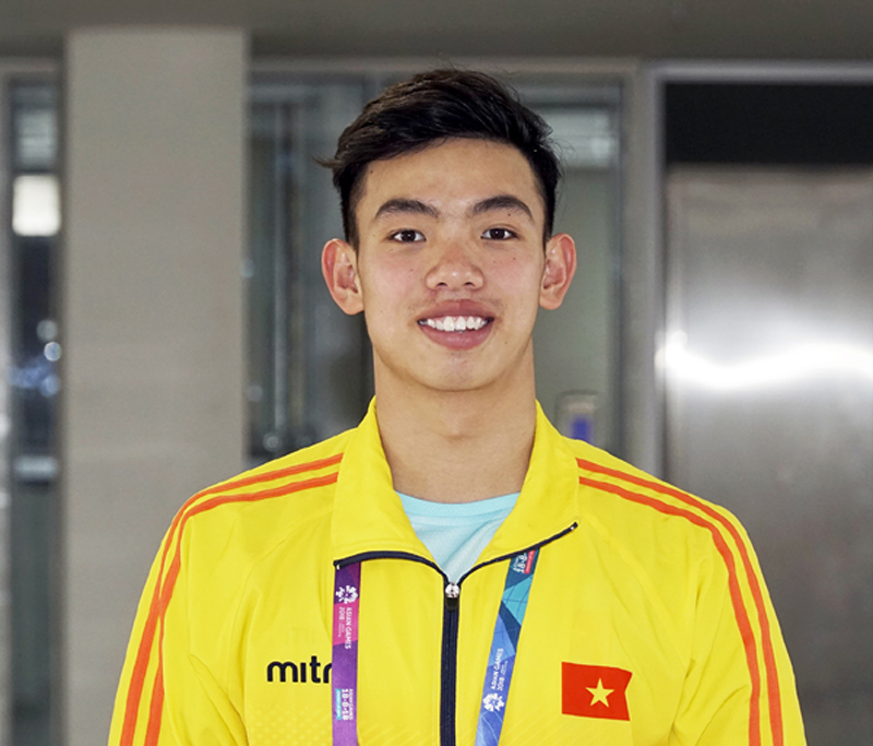 Kình ngư Nguyễn Huy Hoàng đứng đầu danh sách VĐV tiêu biểu toàn quốc 2021