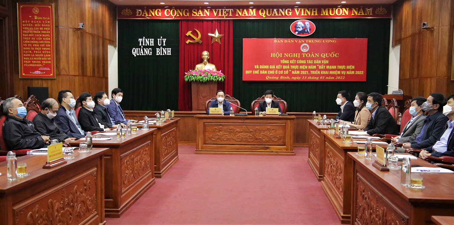 Đánh giá kết quả thực hiện "Đẩy mạnh thực hiện quy chế dân chủ ở cơ sở" năm 2021