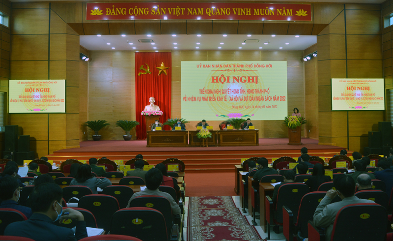 TP. Đồng Hới, TX. Ba Đồn: Quyết tâm thực hiện thắng lợi các chỉ tiêu kinh tế-xã hội năm 2022
