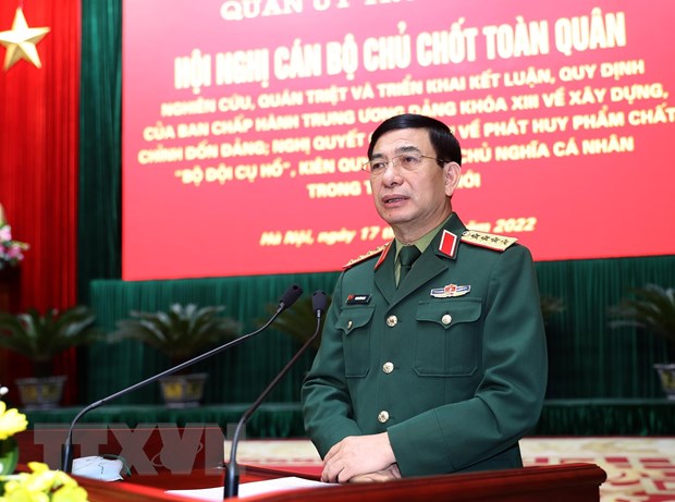 Quân ủy Trung ương tổ chức hội nghị cán bộ chủ chốt toàn quân