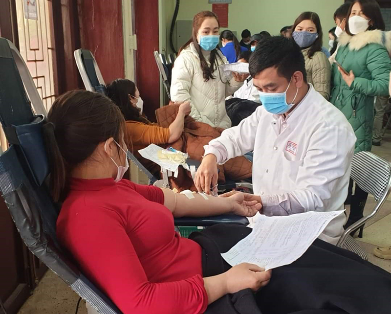 Hưởng ứng "Chiến dịch vận động hiến máu tình nguyện dịp Tết và lễ hội Xuân hồng" năm 2022