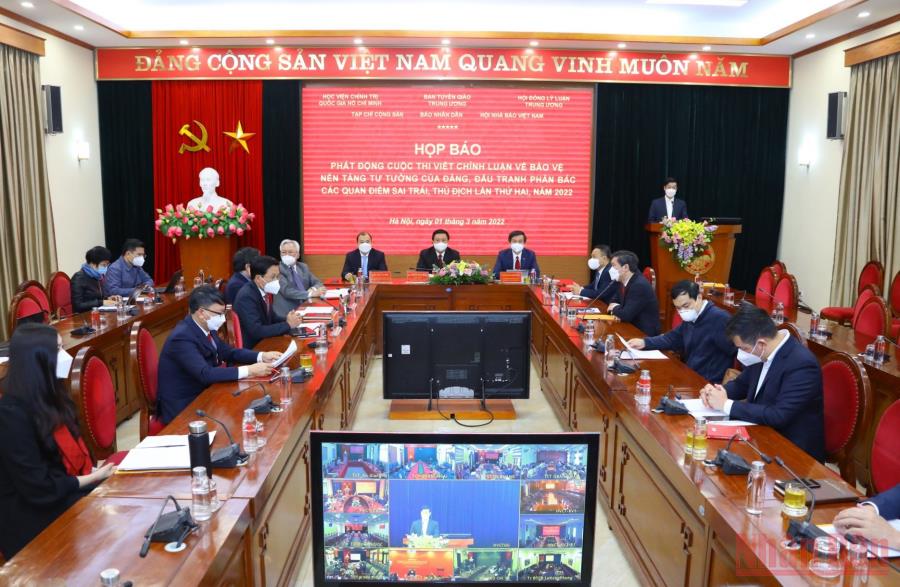 Phát động cuộc thi viết chính luận về bảo vệ nền tảng tư tưởng của Đảng