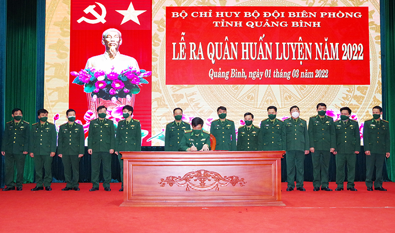 Bộ đội Biên phòng Quảng Bình ra quân huấn luyện năm 2022