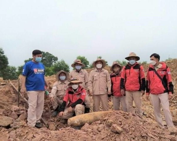 Xử lý an toàn quả bom nặng gần 230kg