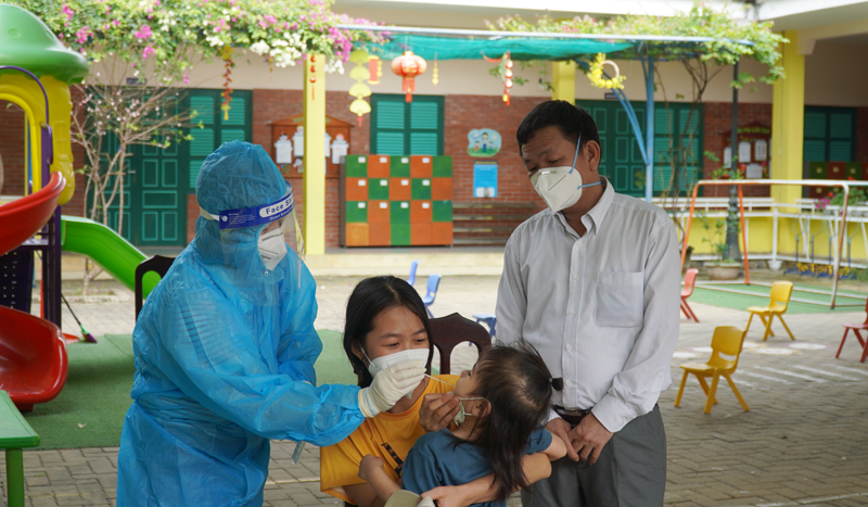 CDC hỗ trợ chống dịch tại Làng trẻ em SOS Đồng Hới