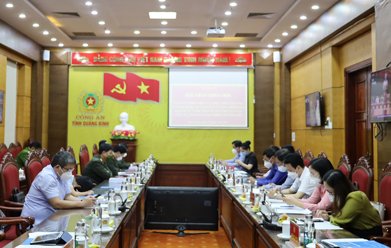 Hội thảo khoa học về các dự án Luật của lực lượng Công an