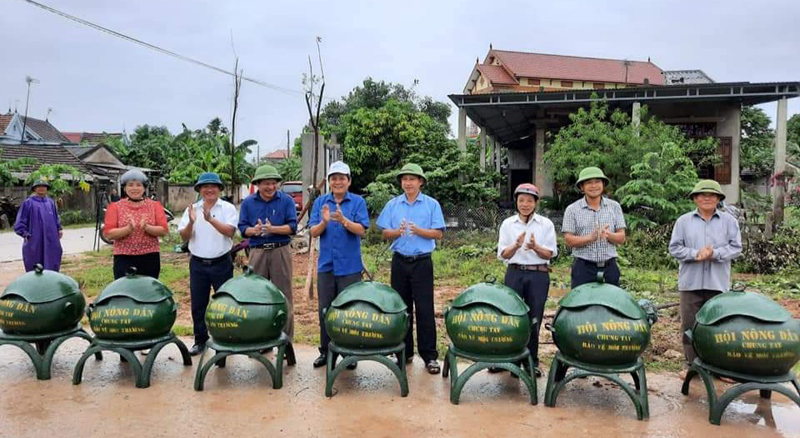 Nông dân tích cực bảo vệ môi trường