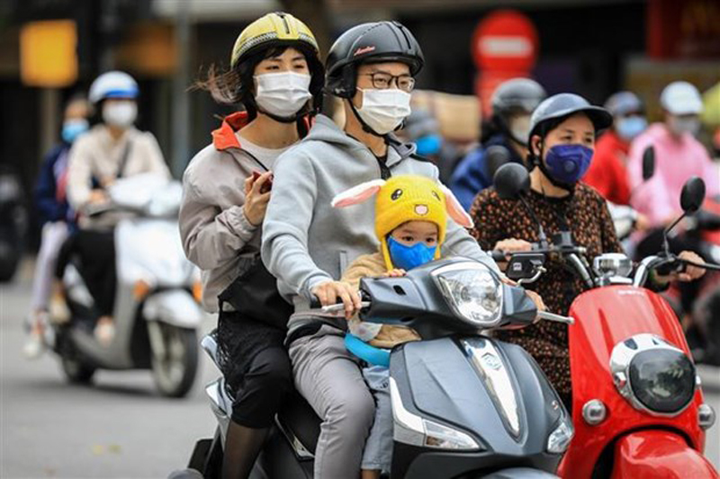 Tháng tư, không khí lạnh hoạt động mạnh hơn trung bình nhiều năm