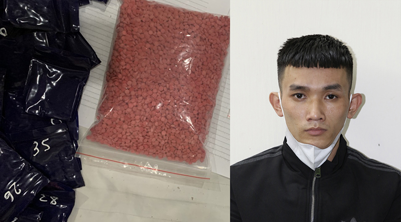 Trong một đêm bắt giữ 2 vụ ma túy, thu giữ hơn 1,1kg ma túy tổng hợp