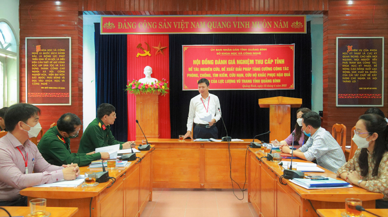 Đề xuất giải pháp cứu nạn, cứu hộ, khắc phục hậu quả lụt bão của lực lượng vũ trang