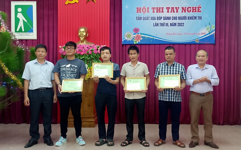 Hội thi tay nghề tẩm quất xoa bóp dành cho người khiếm thị