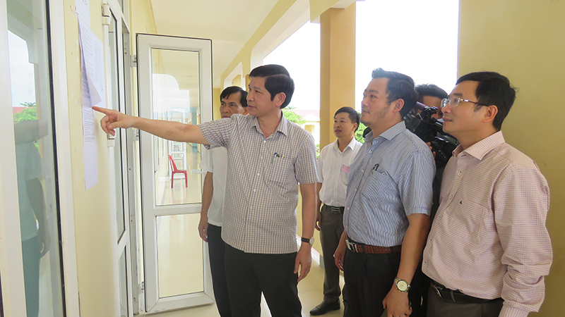 "Tạo điều kiện thuận lợi, tâm lý thoải mái, tự tin cho thí sinh"