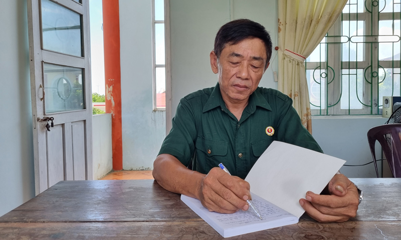 Người thương binh hết lòng với công tác hội