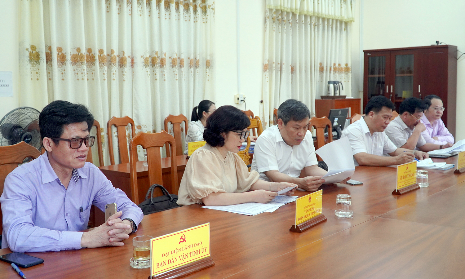 Các đồng chí lãnh đạo tỉnh tiếp công dân định kỳ tháng 8/2022