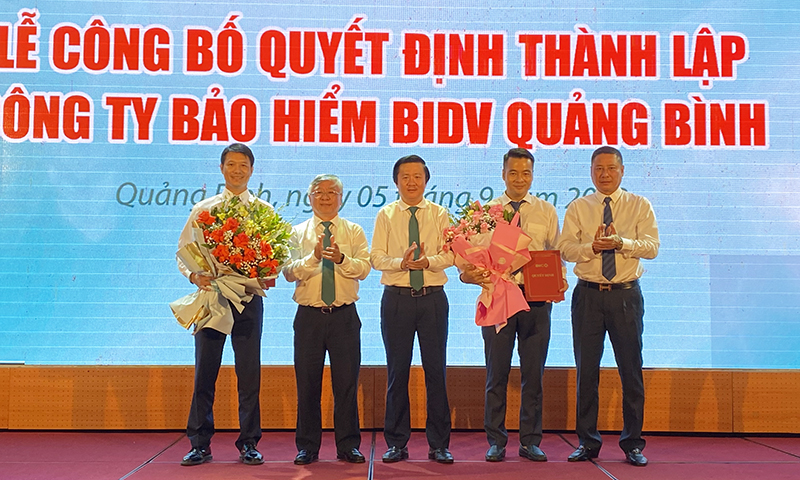 Khai trương Công ty Bảo hiểm BIDV Quảng Bình