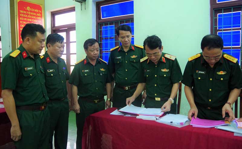 Kiểm tra công tác chuẩn bị tìm kiếm, quy tập hài cốt liệt sỹ mùa khô 2022-2023
