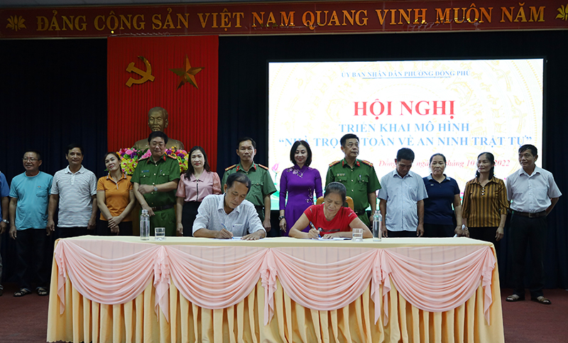 TP. Đồng Hới: Xây dựng mô hình điểm "Nhà trọ an toàn về an ninh trật tự"