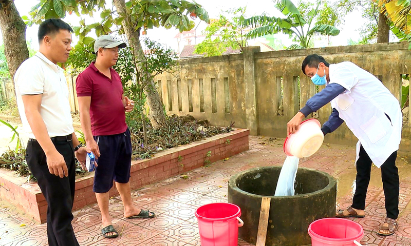 Chủ động phòng, chống dịch bệnh mùa mưa bão