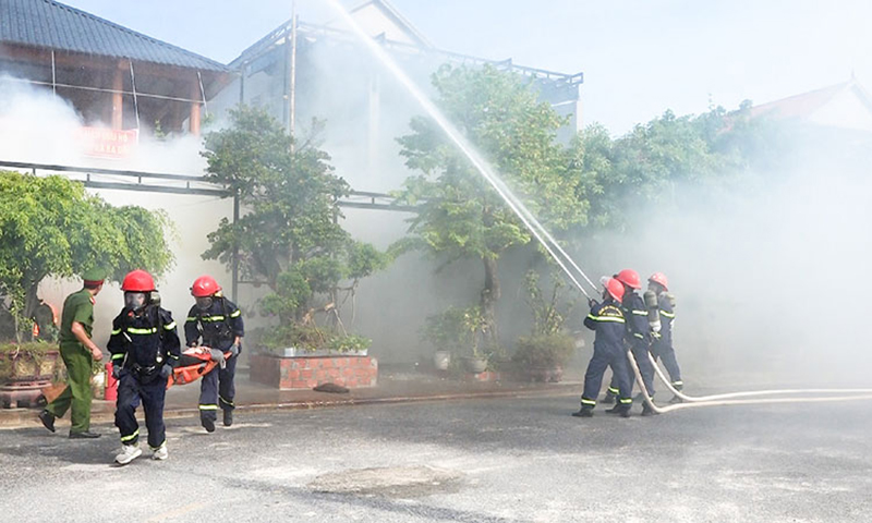 Tổng rà soát, kiểm tra an toàn phòng cháy, chữa cháy và cứu nạn cứu hộ trên địa bàn toàn tỉnh