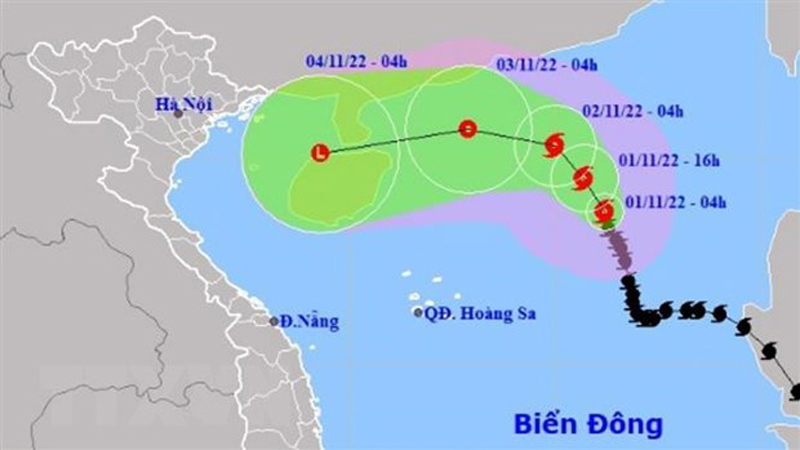 Bão số 7 ít có khả năng ảnh hưởng trực tiếp đến đất liền Việt Nam