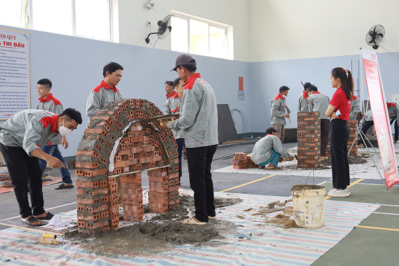 Hội thi tay nghề giỏi trong học sinh, sinh viên, học viên ngành kỹ thuật xây dựng