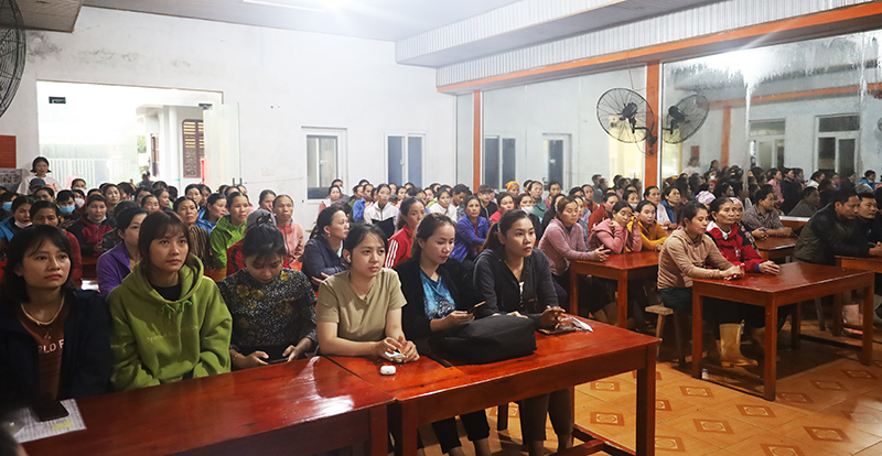 Tập huấn công tác ATVSLĐ và chế độ, chính sách cho người lao động