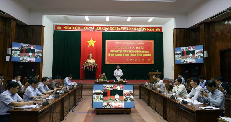Hội nghị trực tuyến đánh giá về kết quả thực hiện Đề án 06