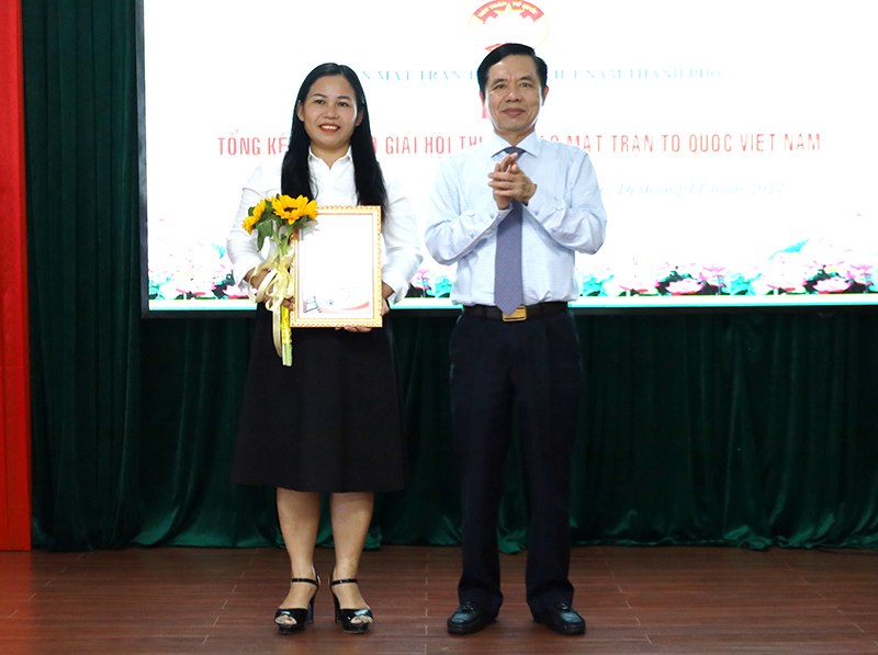 TP. Đồng Hới: Trao giải hội thi "Tự hào Mặt trận Tổ quốc Việt Nam"