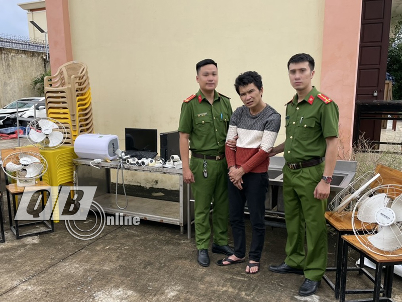 Bắt đối tượng gây ra 8 vụ trộm cắp tài sản tại phường Nam Lý