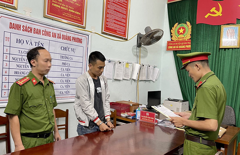 Bắt 2 "đạo chích" trên địa bàn huyện Quảng Trạch