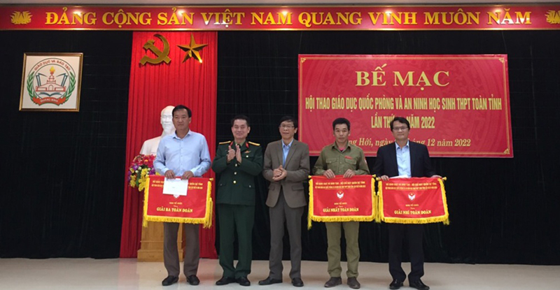 Bế mạc hội thao Giáo dục Quốc phòng-An ninh học sinh THPT lần thứ IV