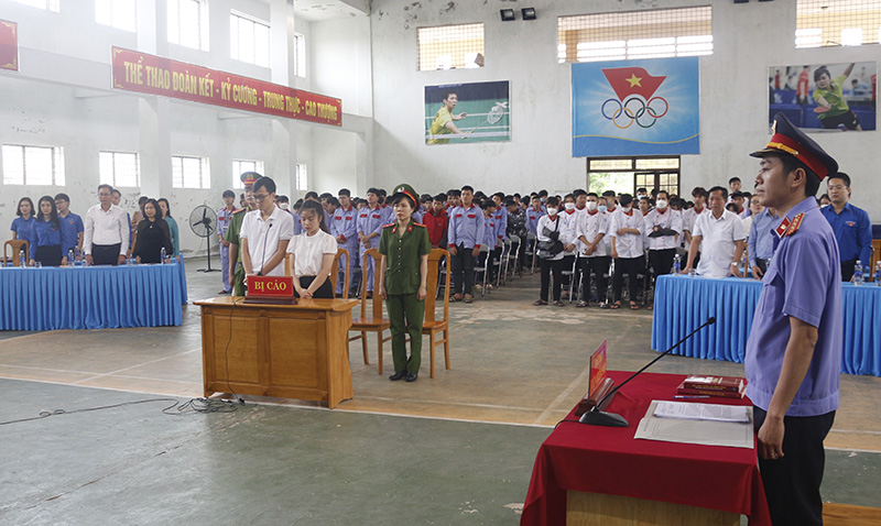 Phiên tòa giả định trong trường học: Sáng tạo trong tuyên truyền, phổ biến pháp luật