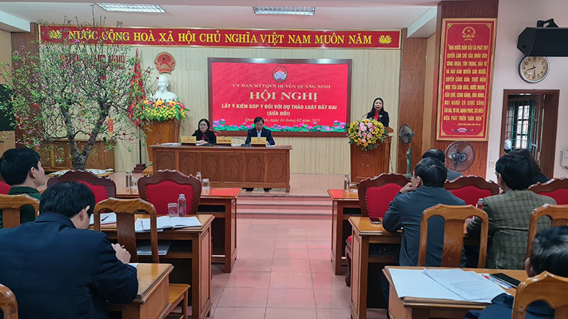 Mời góp ý kiến đối với dự thảo Luật Đất đai (sửa đổi)