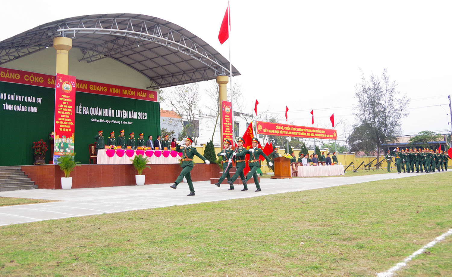 Quảng Bình ra quân huấn luyện năm 2023