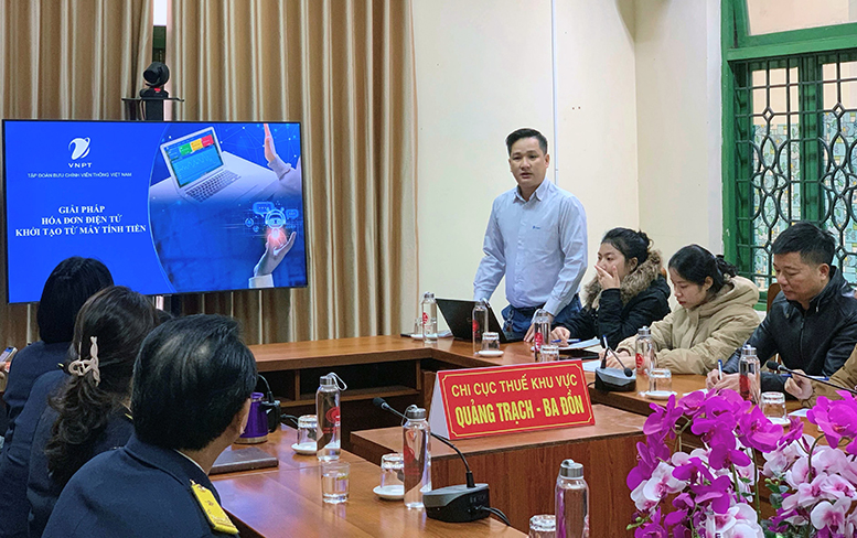 Đẩy mạnh thực hiện hóa đơn điện tử khởi tạo từ máy tính tiền