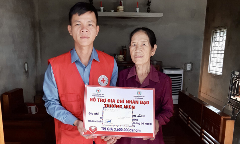 Gần 400 triệu đồng hỗ trợ cho 70 địa chỉ nhân đạo