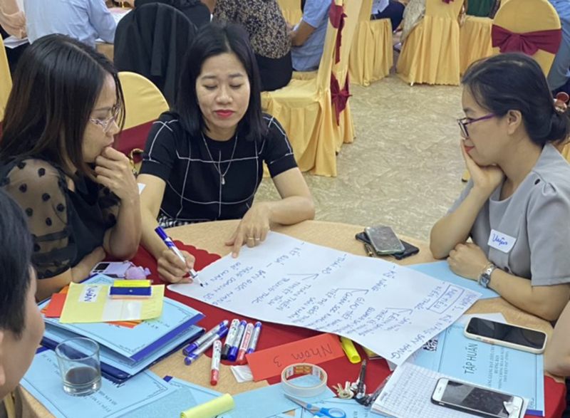 Tập huấn về kỹ năng giảng dạy, tư vấn việc làm và tìm việc làm an toàn
