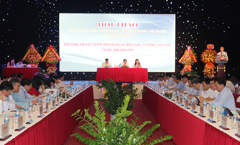 Hội thảo báo Đảng các tỉnh, thành phố khu vực miền Trung-Tây Nguyên lần thứ 10 (vòng IV)
