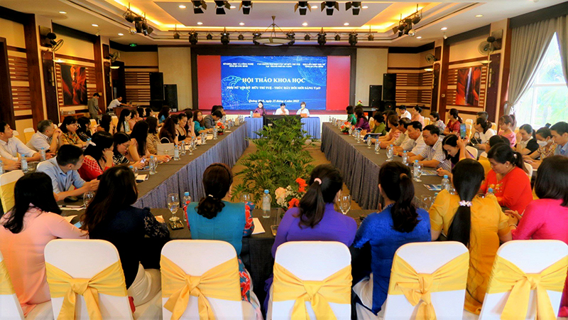 Hội thảo khoa học "Phụ nữ với sở hữu trí tuệ-thúc đẩy đổi mới sáng tạo"