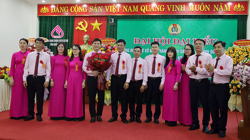 Công đoàn cơ sở NHCSXH tỉnh tổ chức Đại hội đại biểu lần thứ VII