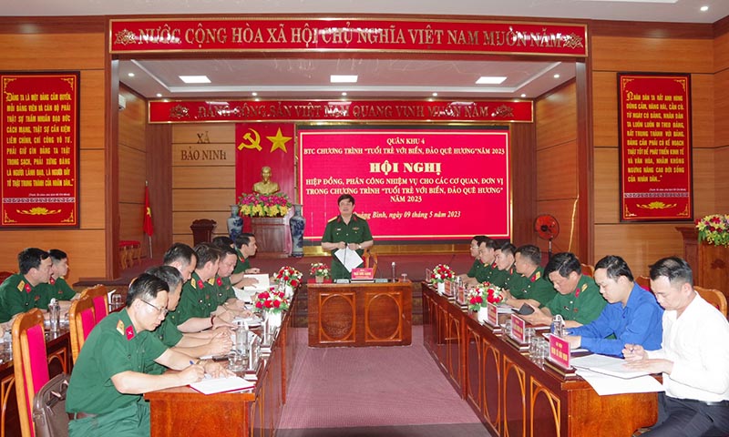 Hiệp đồng, phân công nhiệm vụ thực hiện chương trình "Tuổi trẻ với biển đảo quê hương năm 2023"