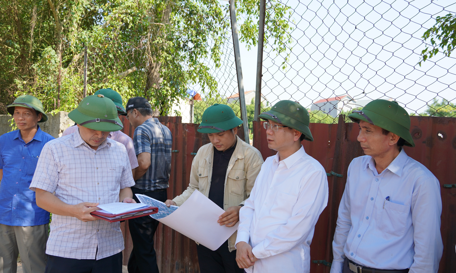 Lãnh đạo UBND tỉnh kiểm tra tiến độ các dự án